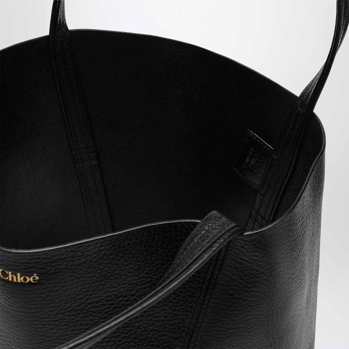 Chloé Spin black medium Tote Bag