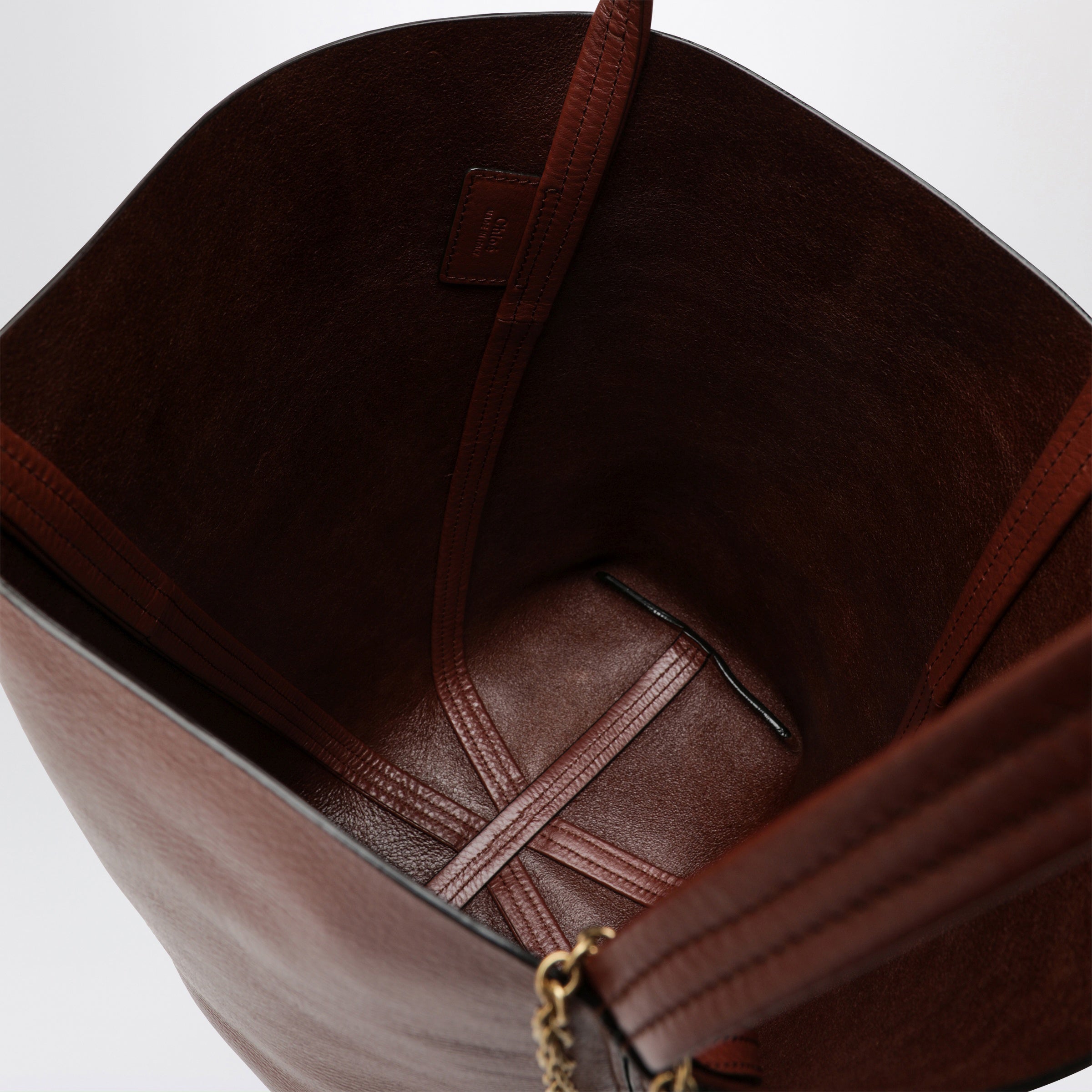 Chloé Medium brown Chloé Spin Tote Bag | TheDoubleF