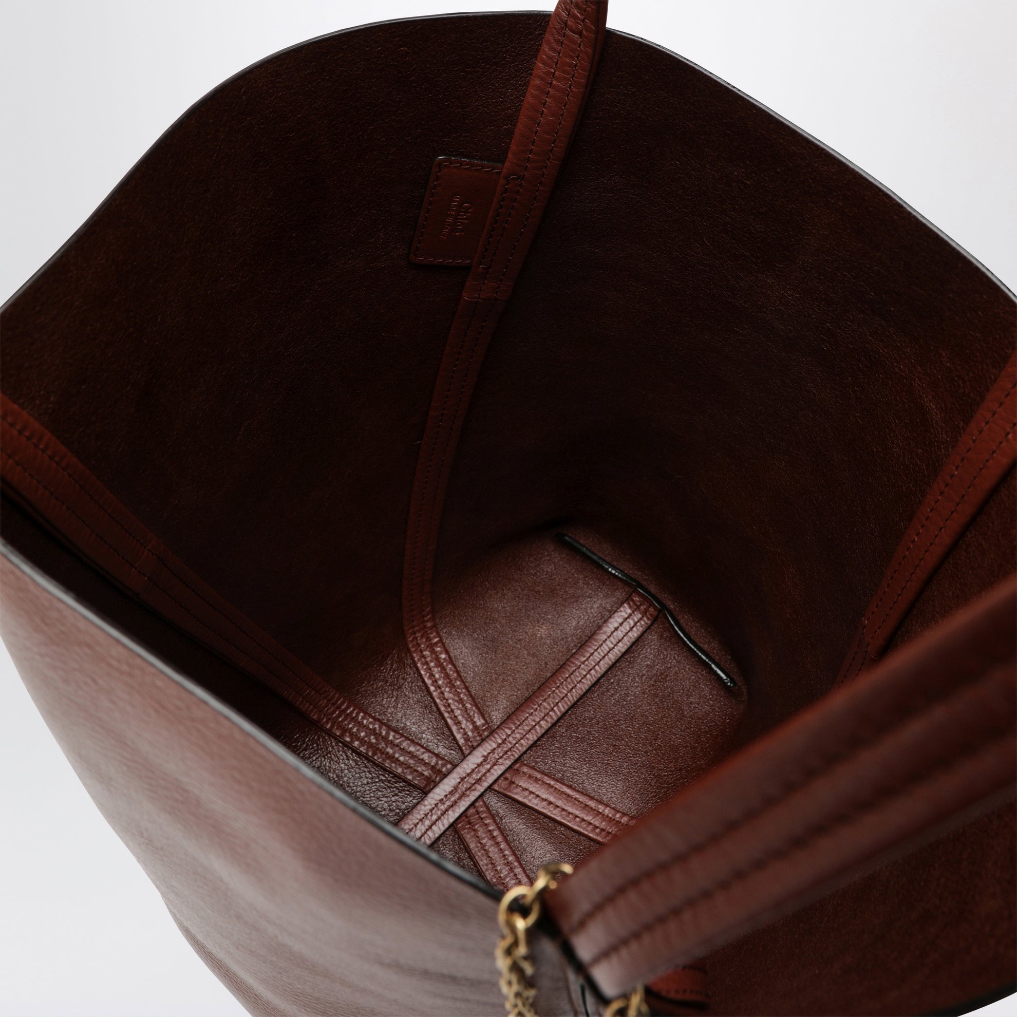 Medium brown Chloé Spin Tote Bag