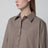 Taupe Ornella asymmetric shirt