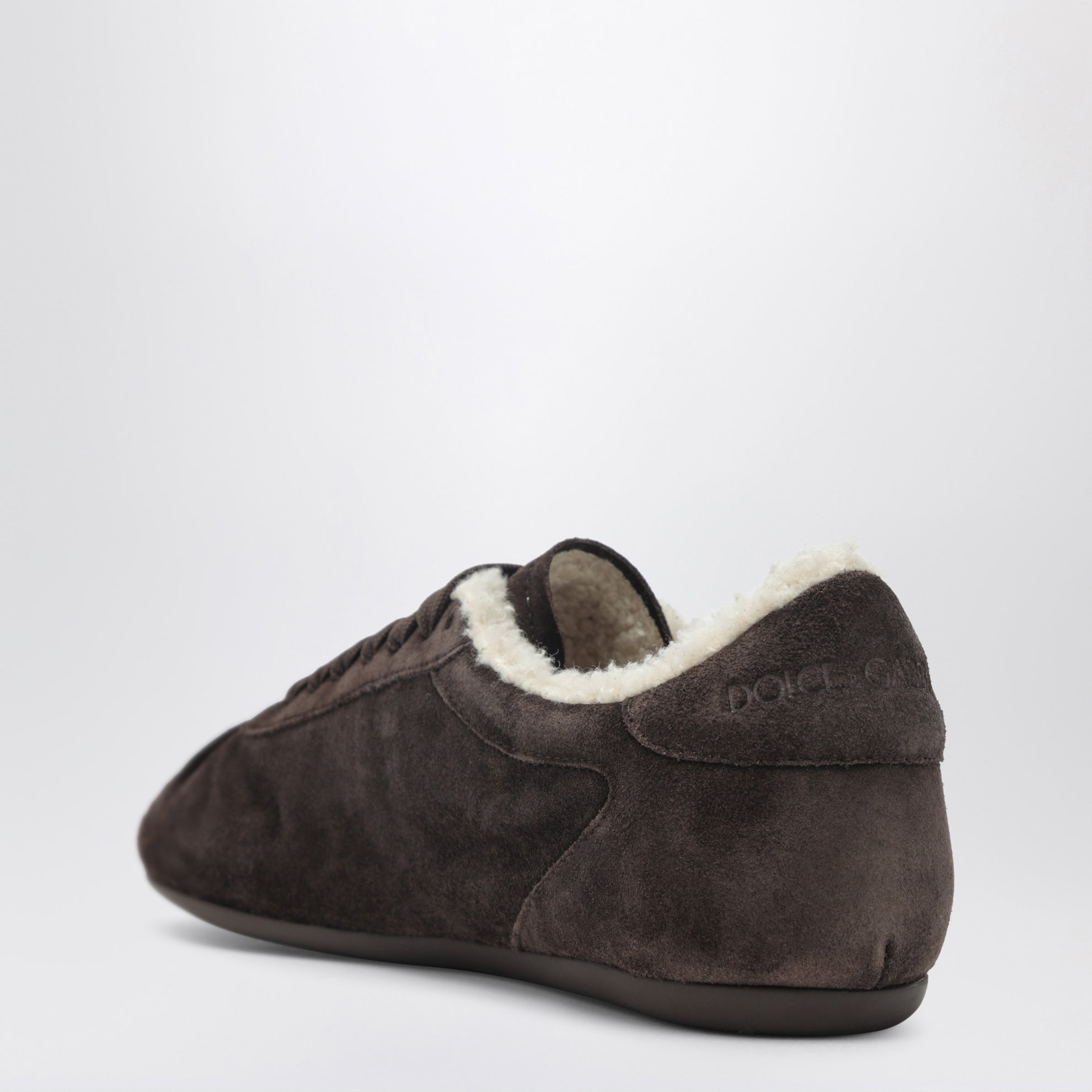 Baskets de ballet ébène en daim