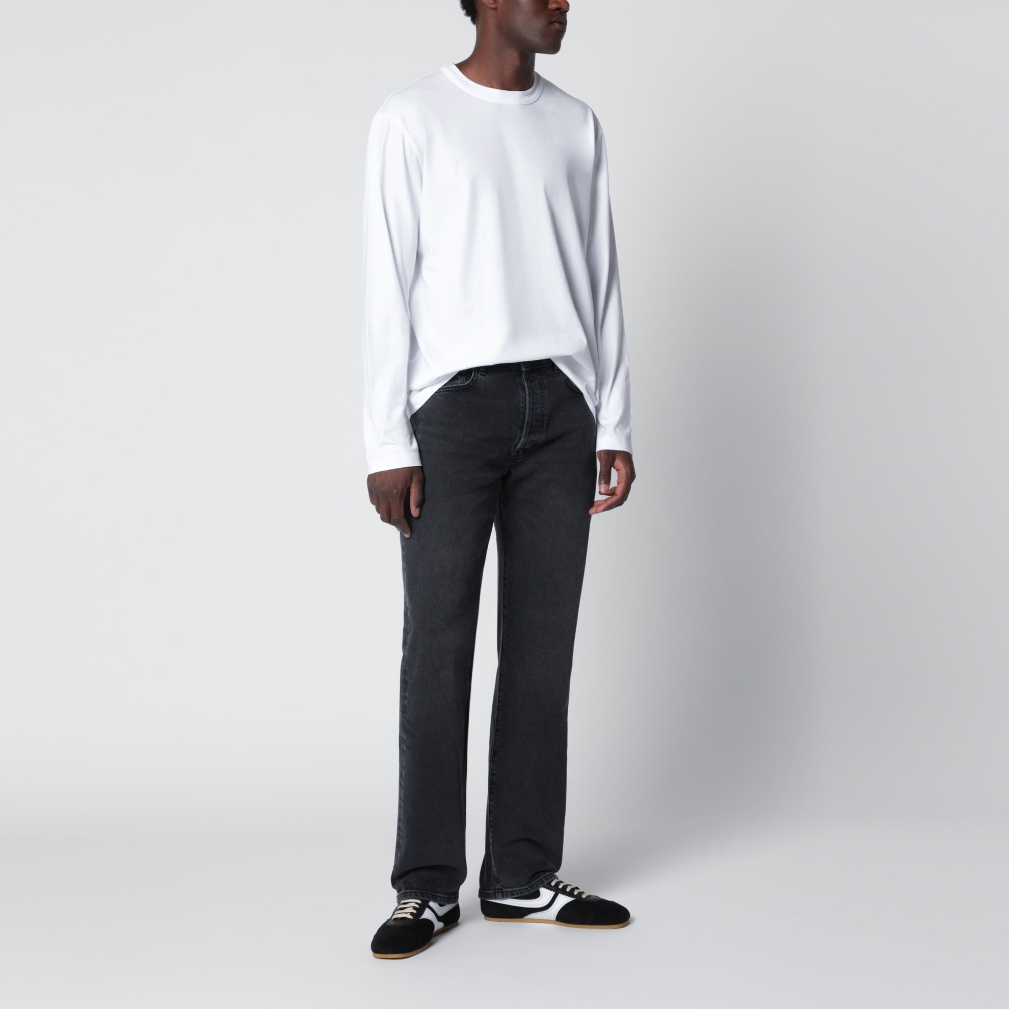 Black vintage-effect Casual jeans
