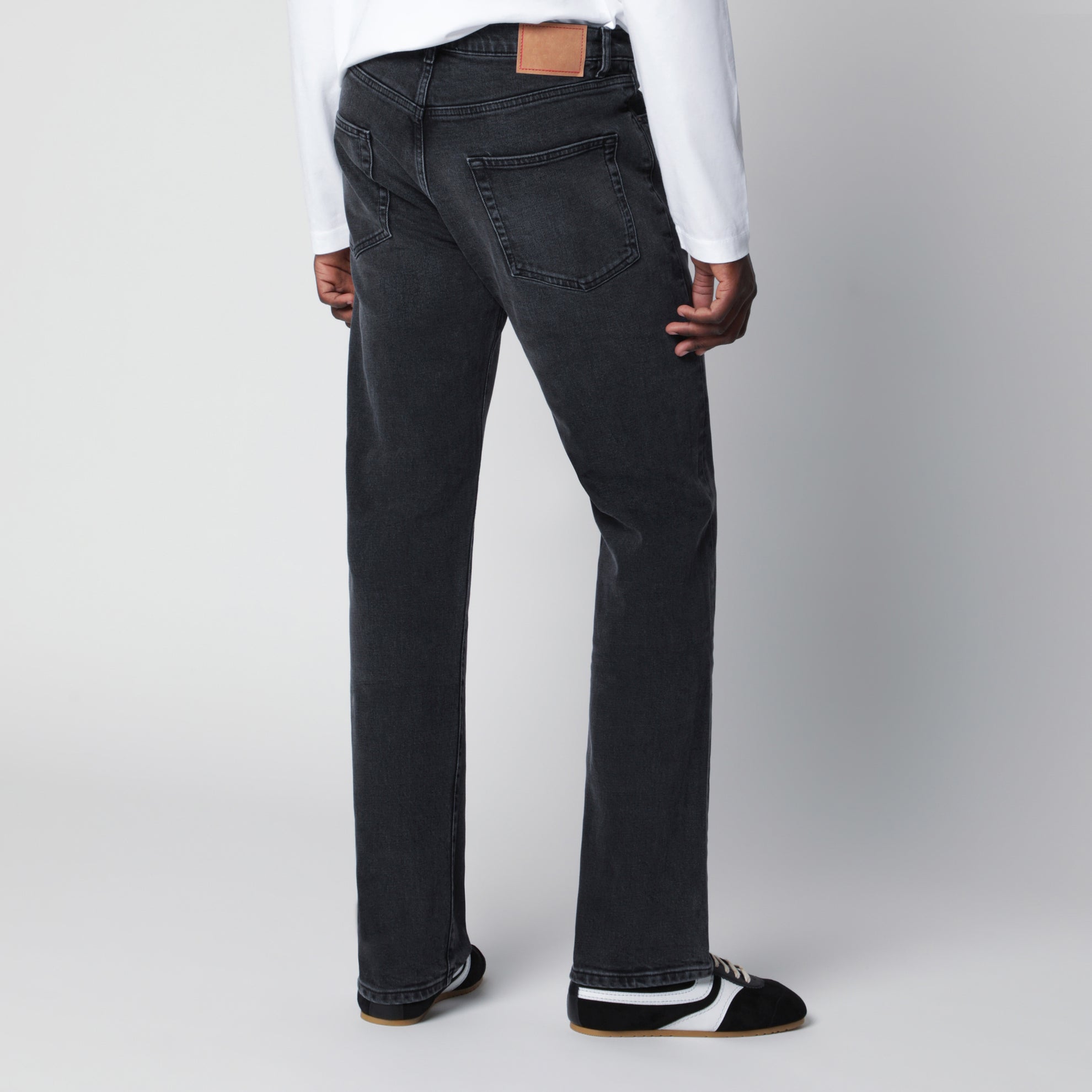 Black vintage-effect Casual jeans