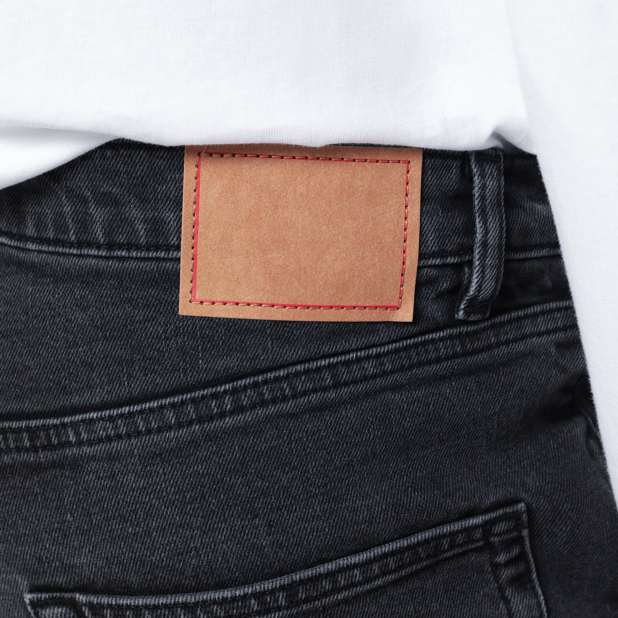 Black vintage-effect Casual jeans