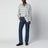 Dark blue vintage-effect Casual jeans
