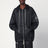 Lightweight black zip jacket in nylon