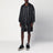 Lightweight black zip jacket in nylon