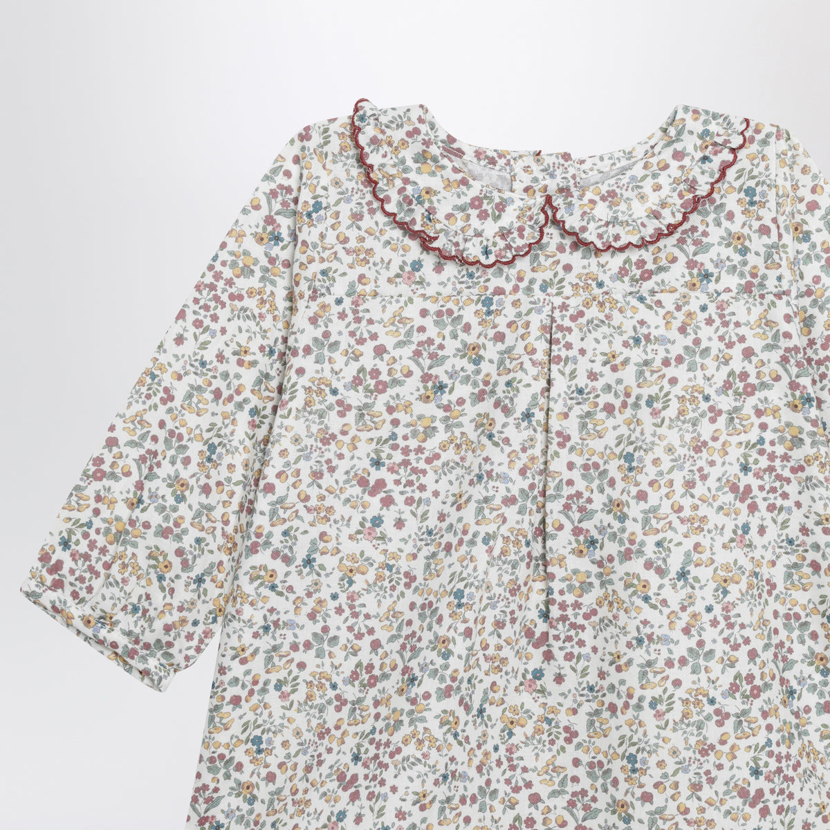 Camicia bianco con motivo floreale
