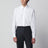 Camicia bianca a righe sottili in cotone