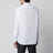 Camicia bianca a righe sottili in cotone