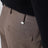 Pantalone color taupe in misto lana