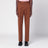 Pantalone marrone in cotone e lino