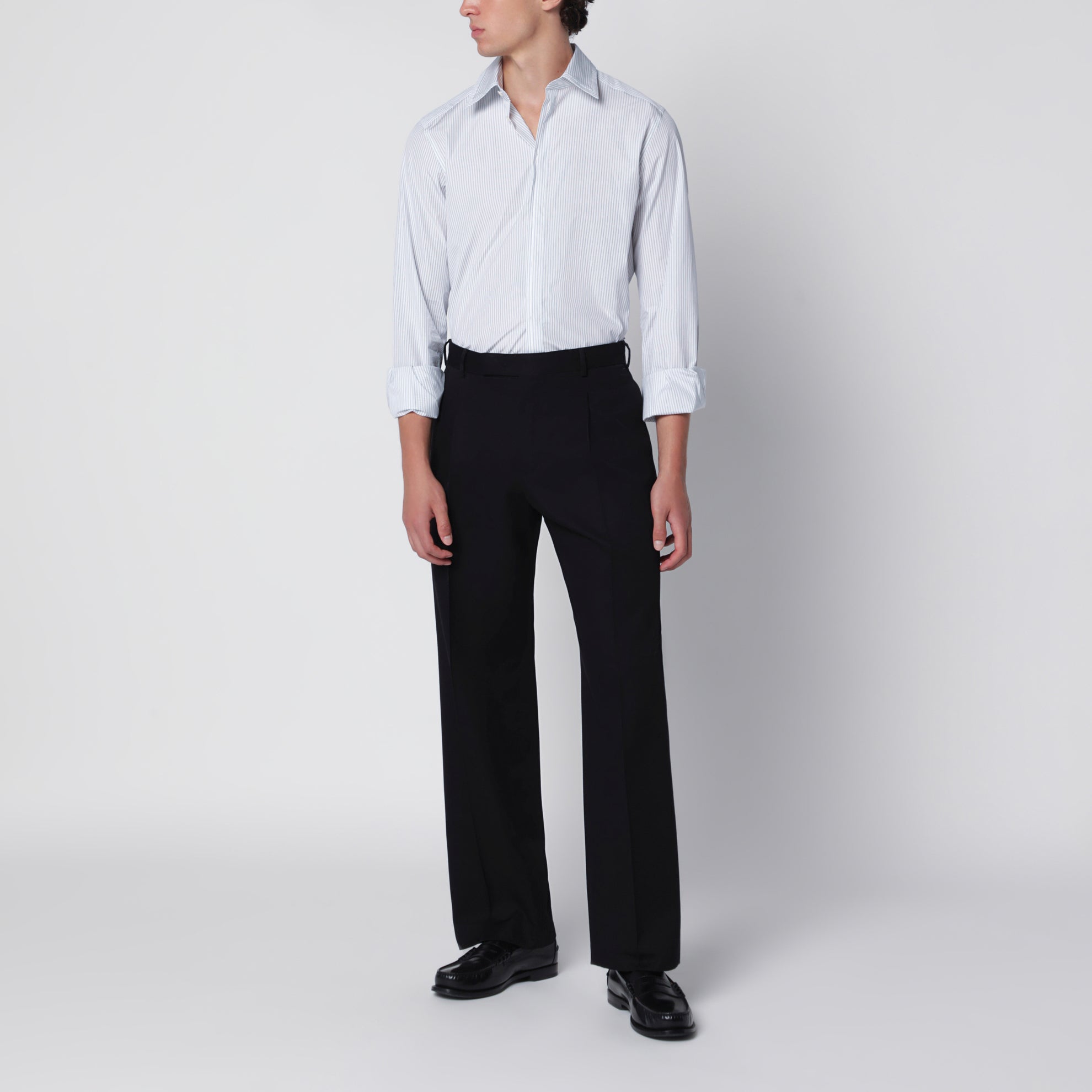Pantalone nero in cotone