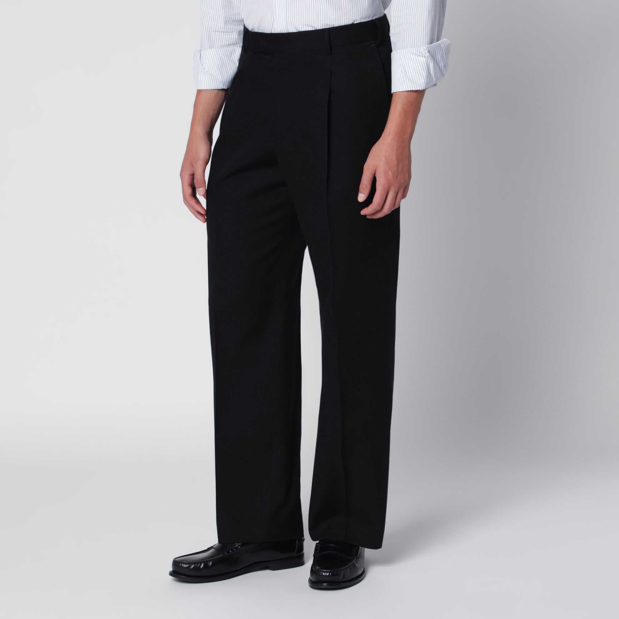 Pantalone nero in cotone