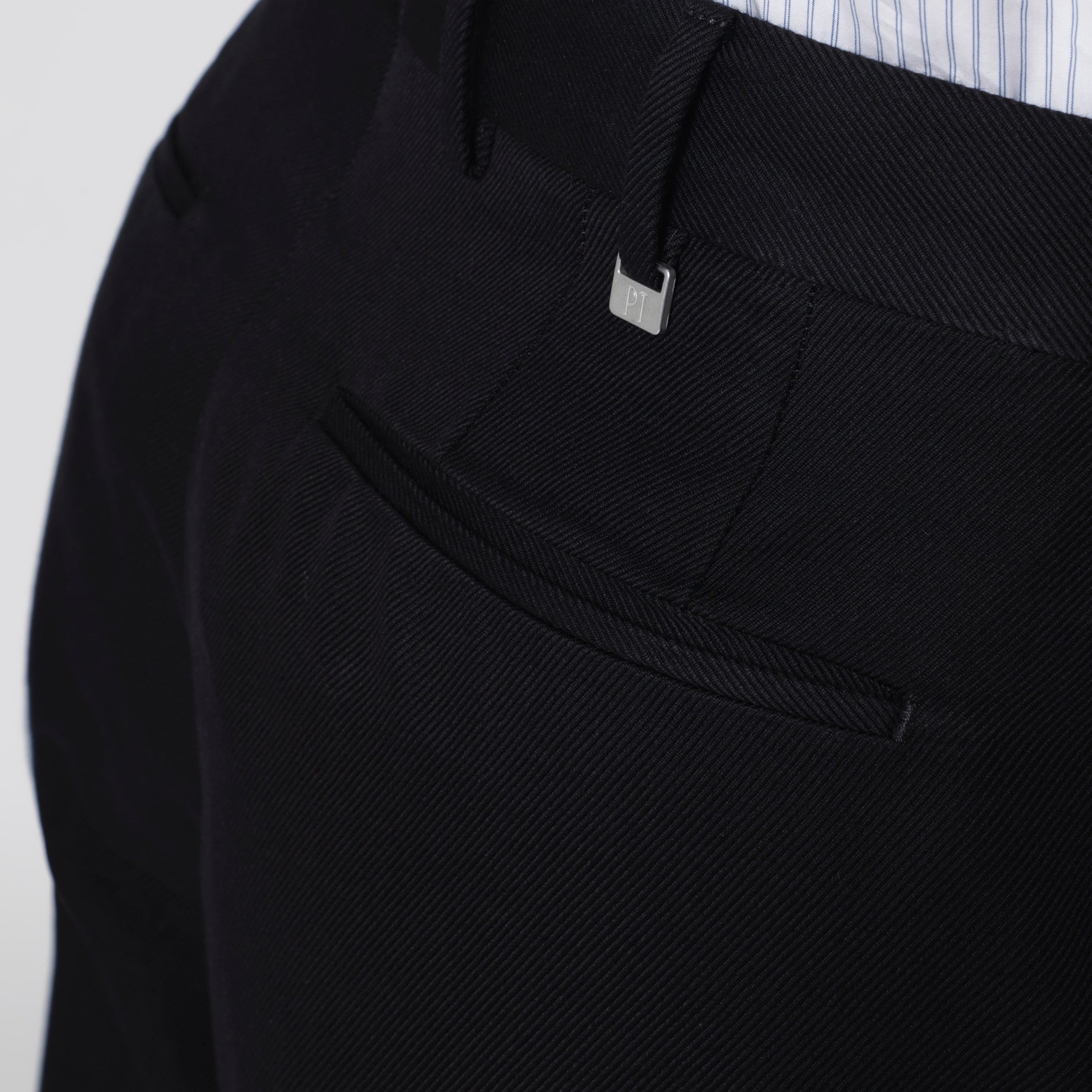 Pantalone nero in cotone