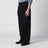 Black wool trousers