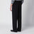 Black wool trousers