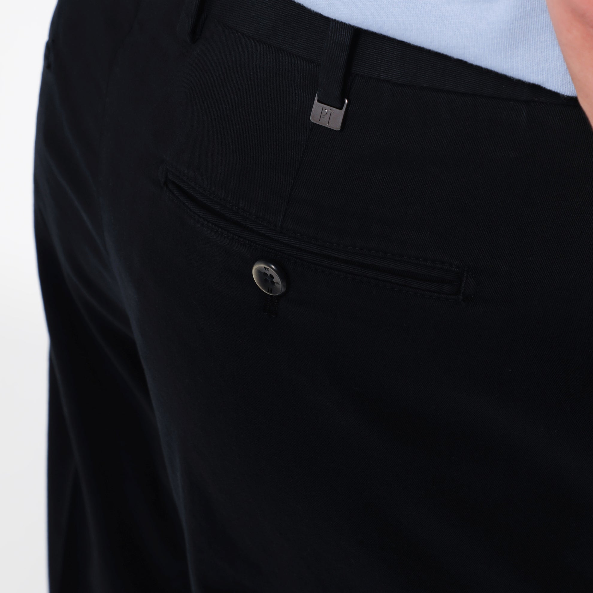 Pantalone blu navy in cotone