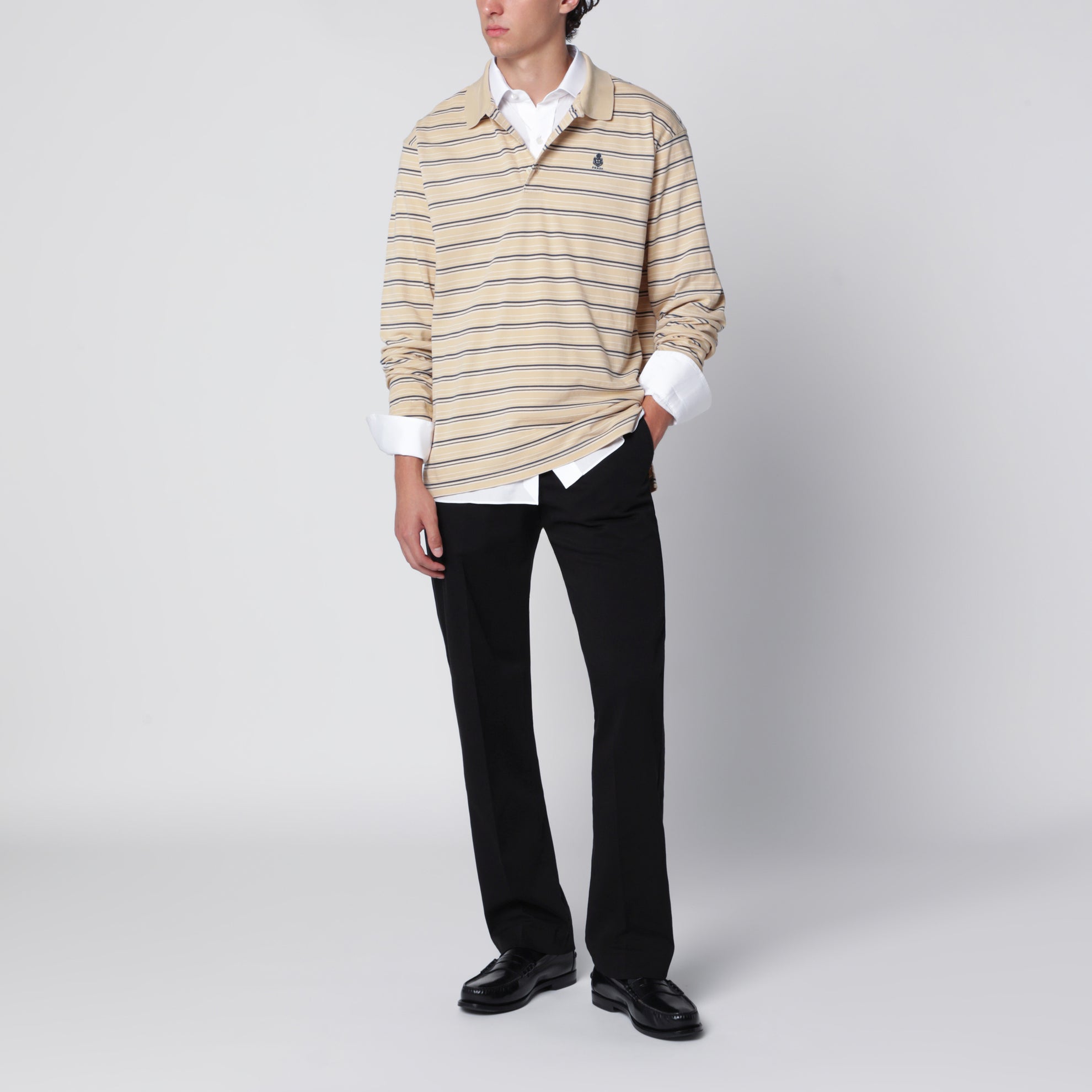 Pantalone nero in cotone
