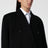 Manteau croisé Gaia noir en laine mélangée