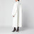 Leroy White Wool Blend High-Neck Coat
