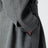 Double-breasted coat with belt in grey