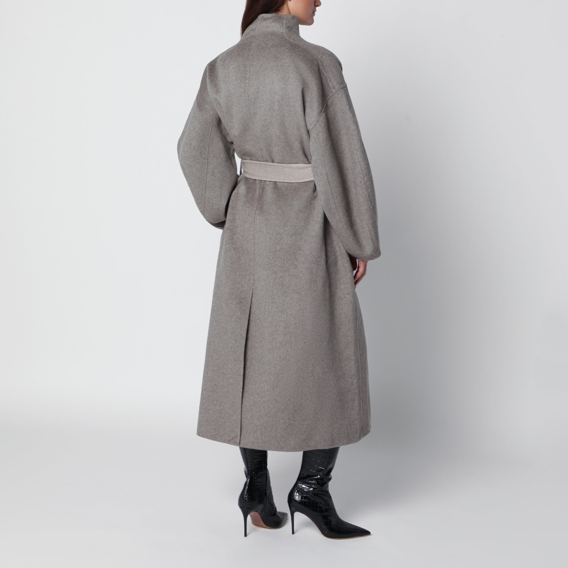 Cappotto Leroy beige in misto lana