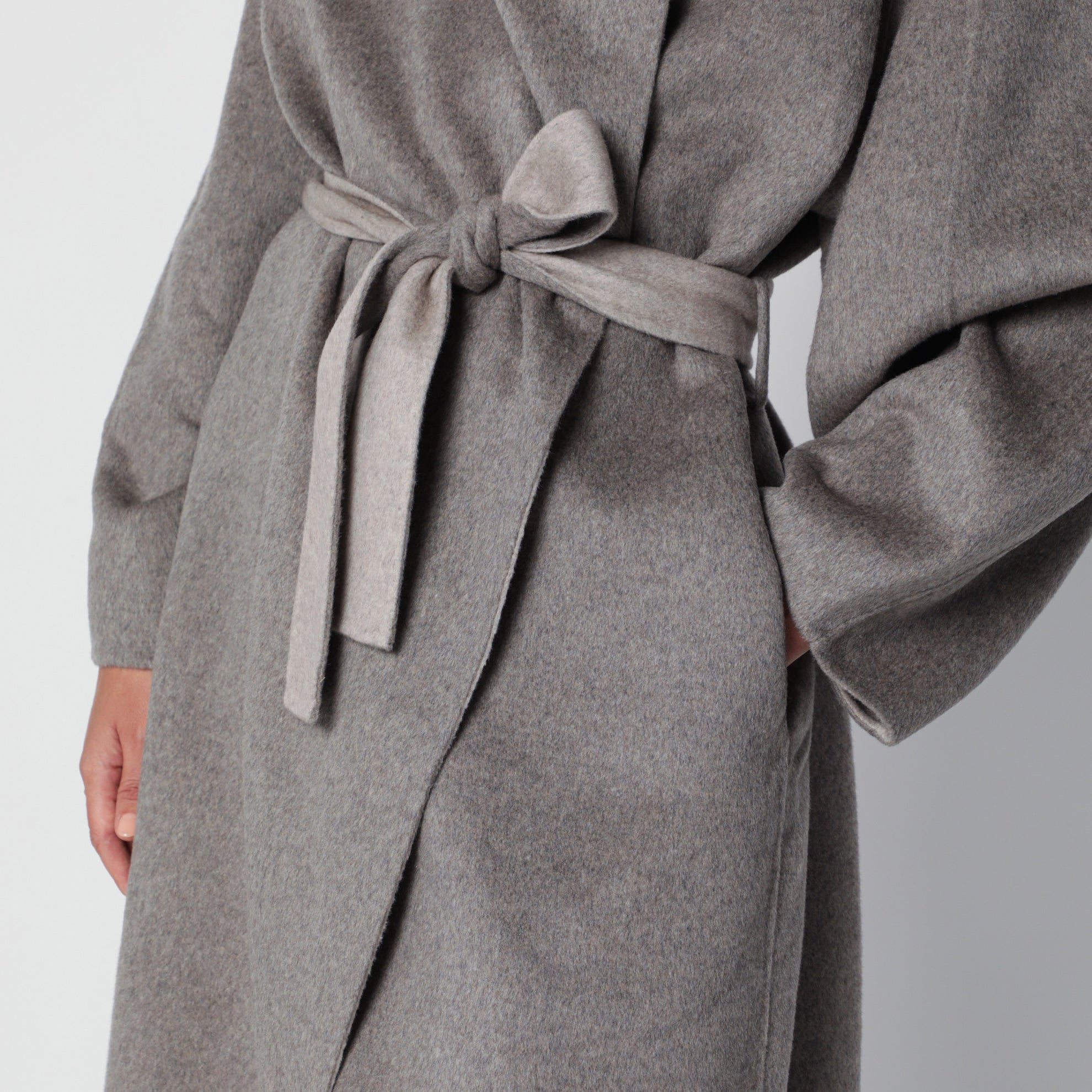 Cappotto Leroy beige in misto lana