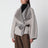Manteau court Onelle beige en mélange de laine