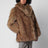 Brown Belle faux fur coat