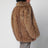 Brown Belle faux fur coat