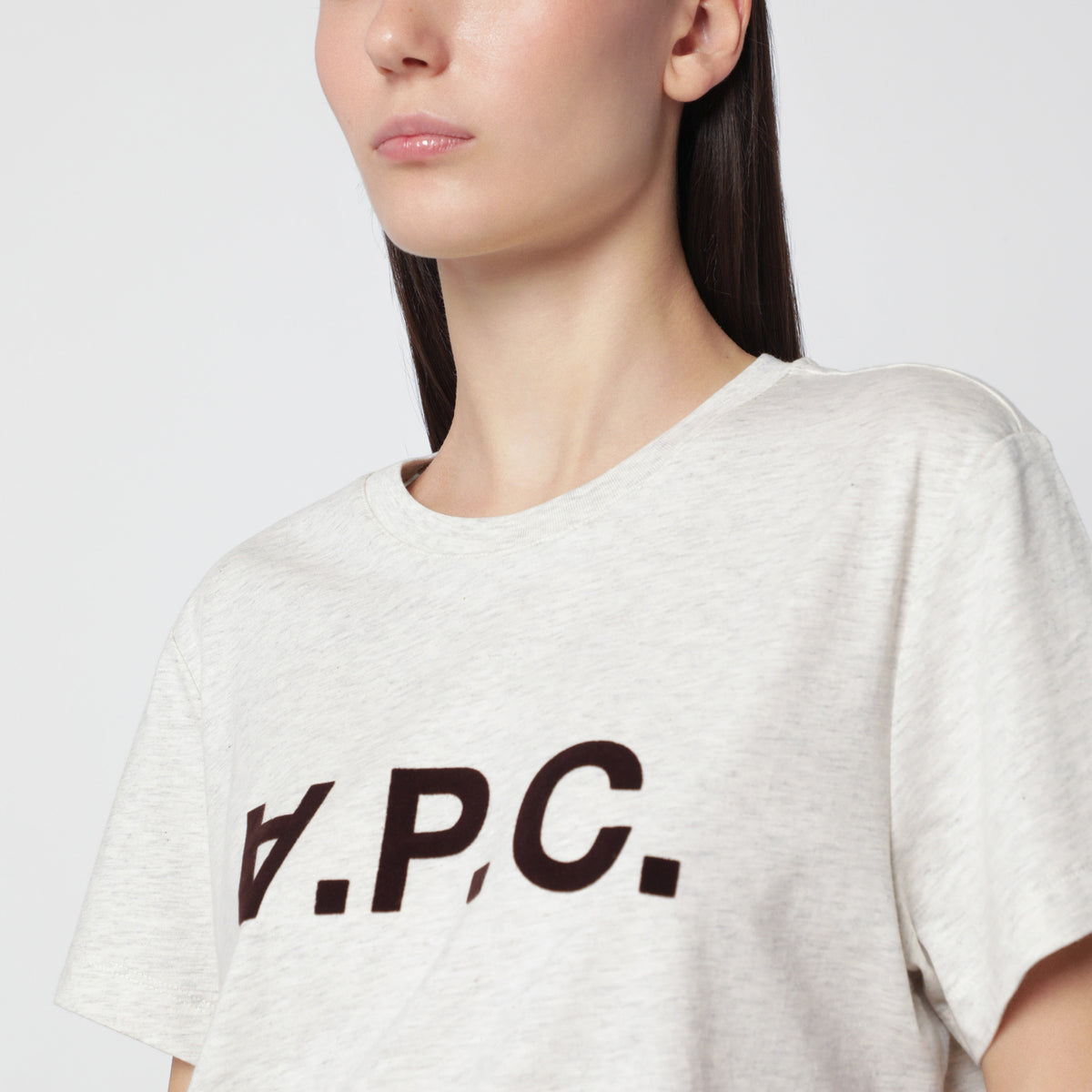 T-shirt écru in cotone