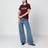 Burgundy cotton T-shirt
