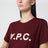 Burgundy cotton T-shirt