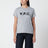 T-shirt grigio mélange in cotone