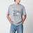 T-shirt Transmission grigia in cotone