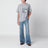 T-shirt Transmission grigia in cotone