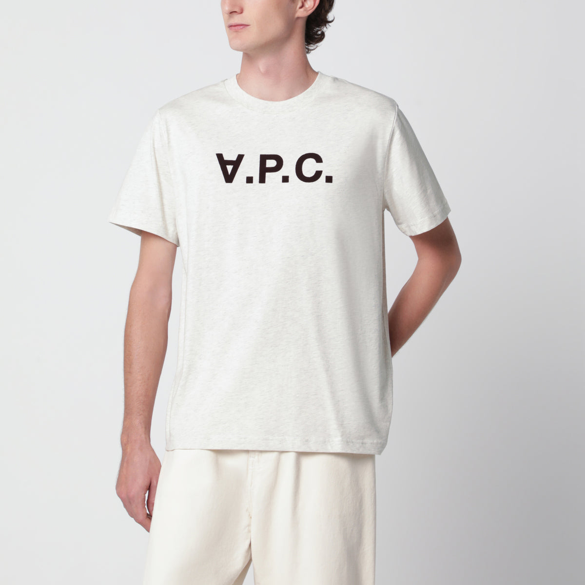 T-shirt Standard Grand VPC écru in cotone