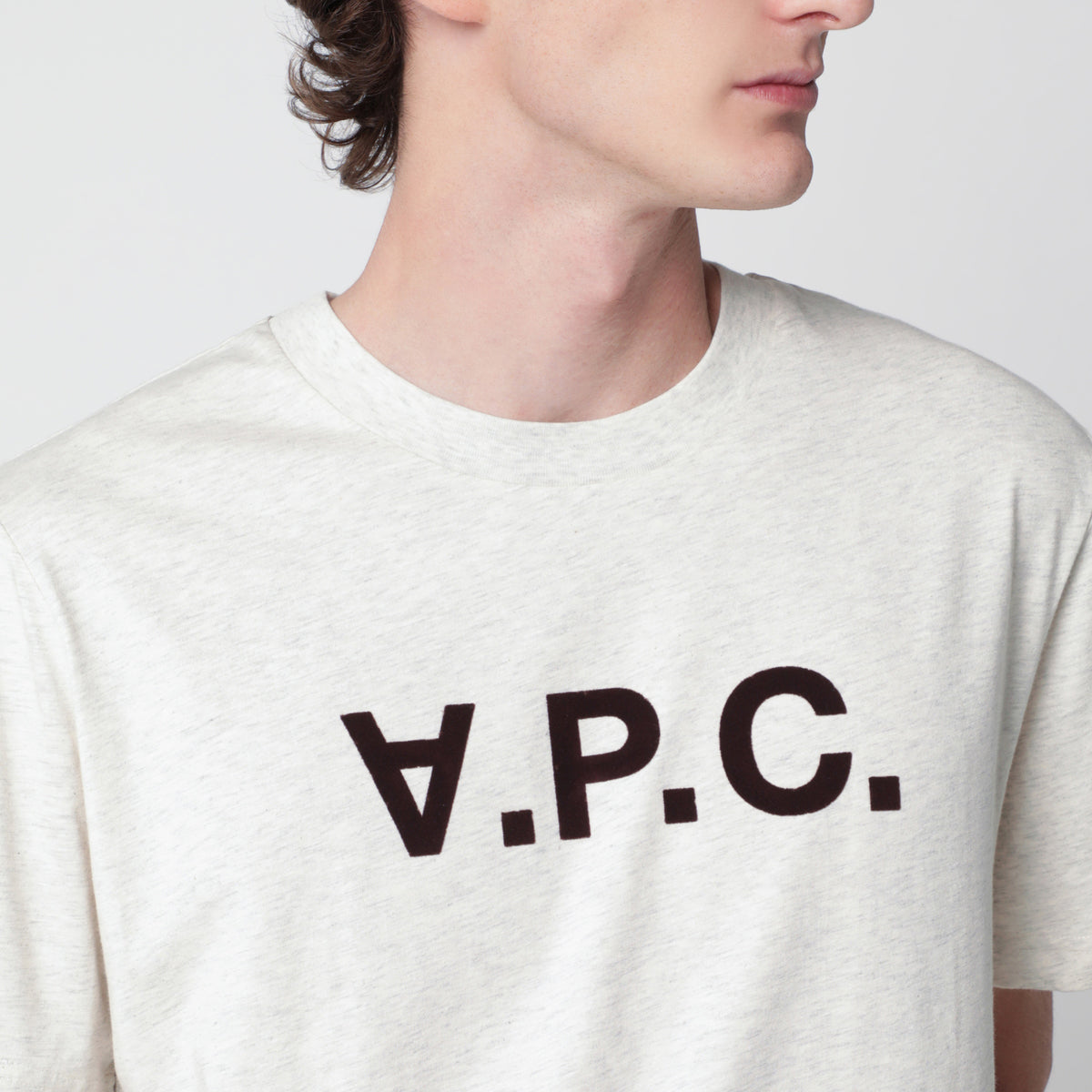 T-shirt Standard Grand VPC écru in cotone