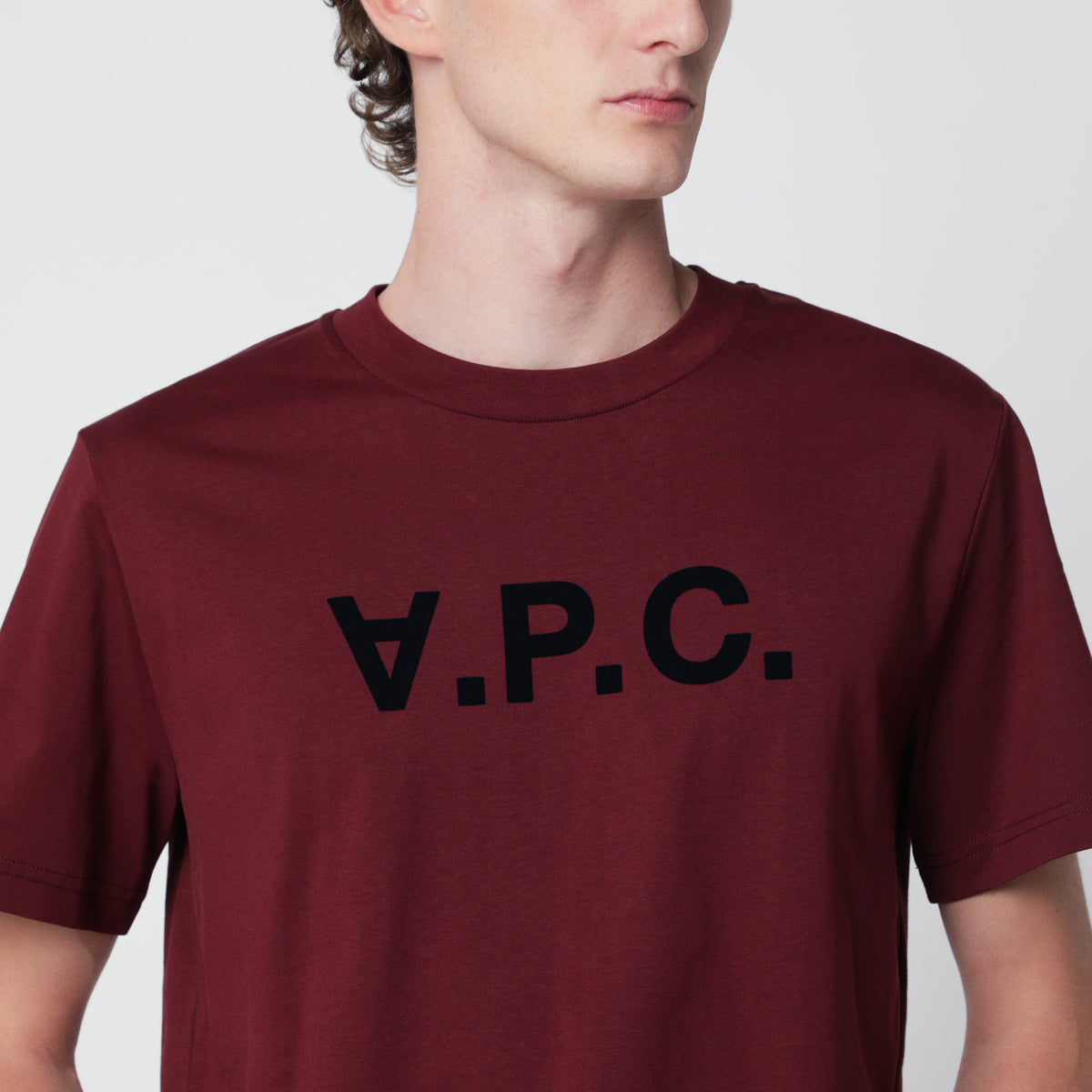 Burgundy Standard Grand VPC cotton T-shirt