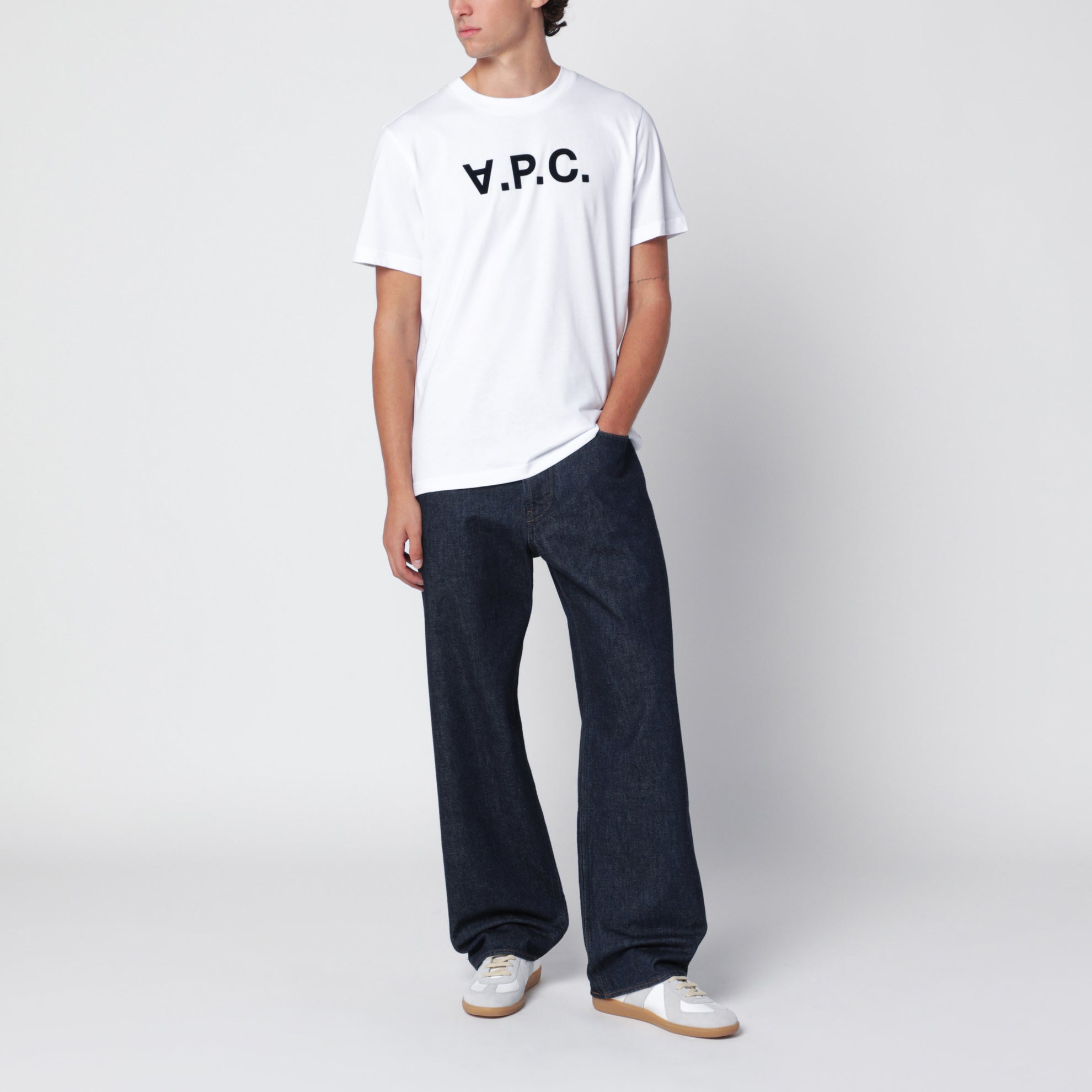 T-shirt standard Grand VPC en coton blanc