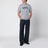 Standard Grand melange graues Baumwoll-T-Shirt