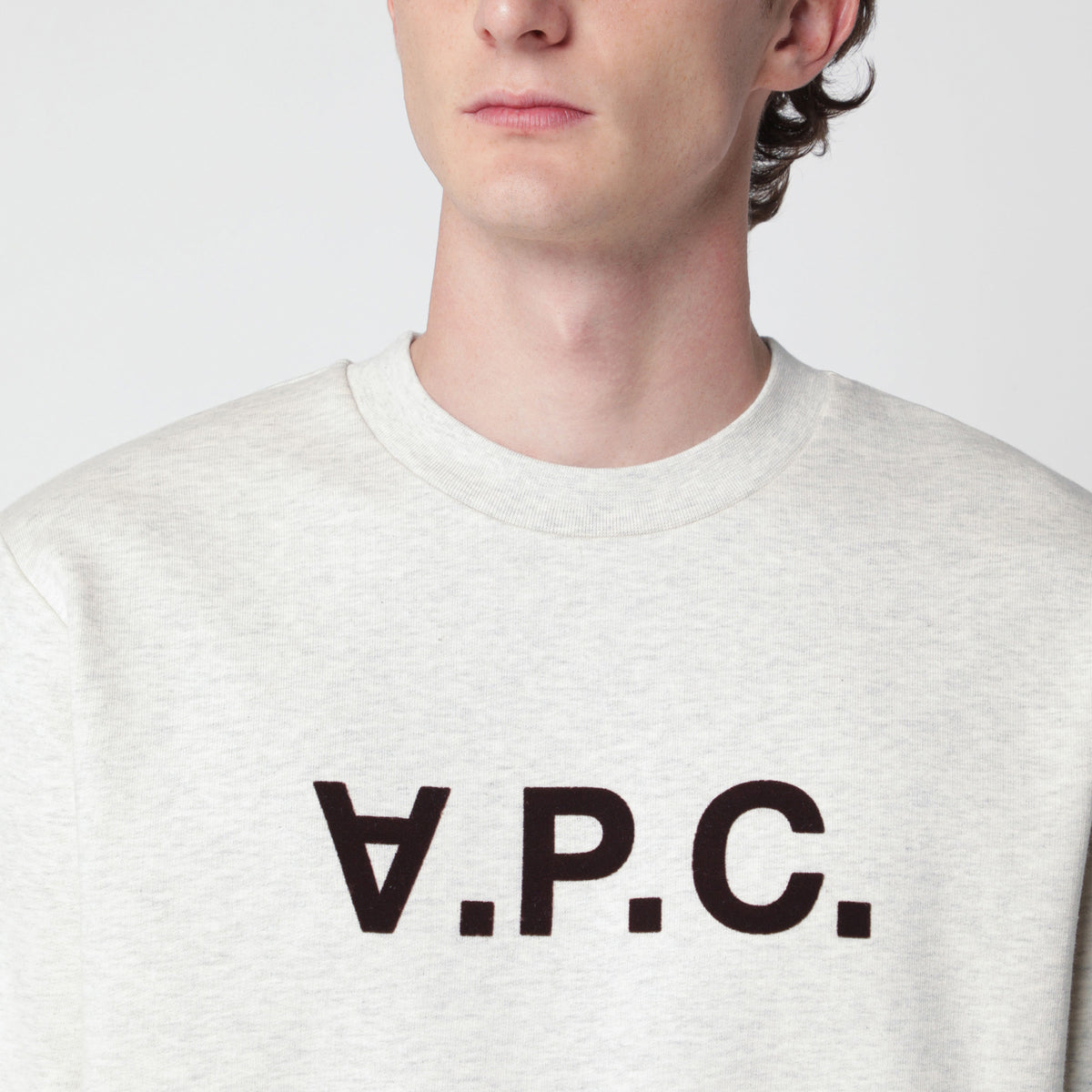 Felpa Standard Grand VPC écru in cotone