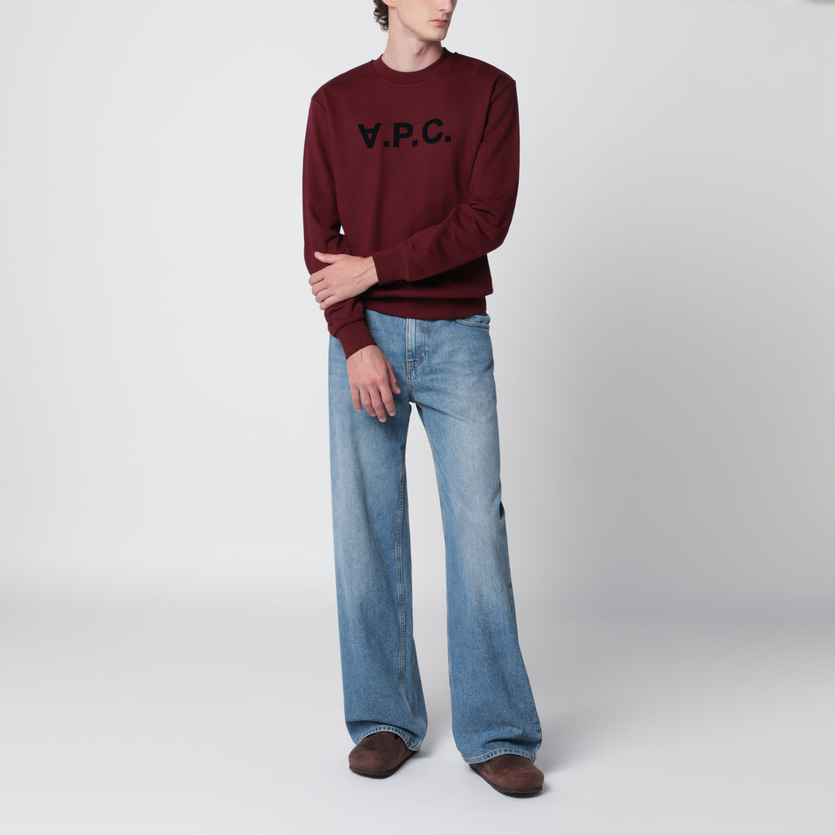 Burgundy Standard Grand VPC cotton sweatshirt
