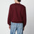 Burgundy Standard Grand VPC cotton sweatshirt
