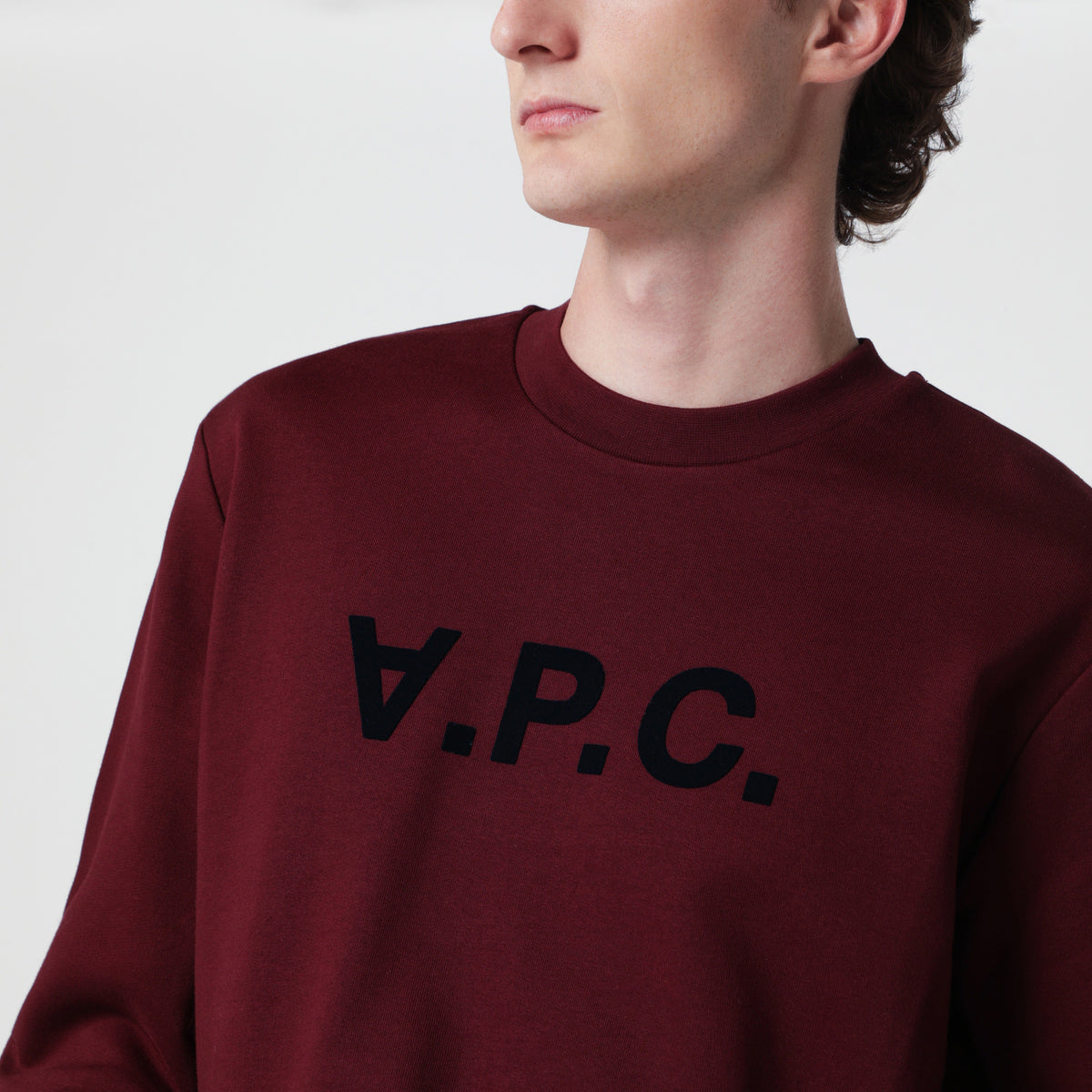 Burgundy Standard Grand VPC cotton sweatshirt