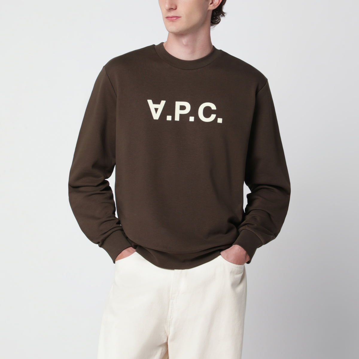 Felpa Standard Grand VPC marrone in cotone
