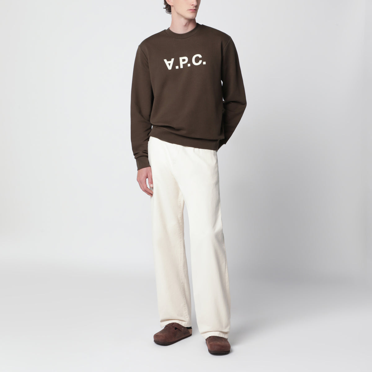 Felpa Standard Grand VPC marrone in cotone
