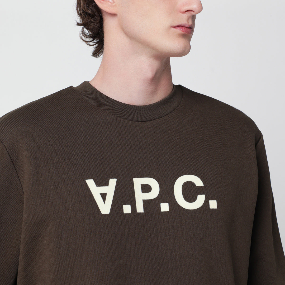 Felpa Standard Grand VPC marrone in cotone
