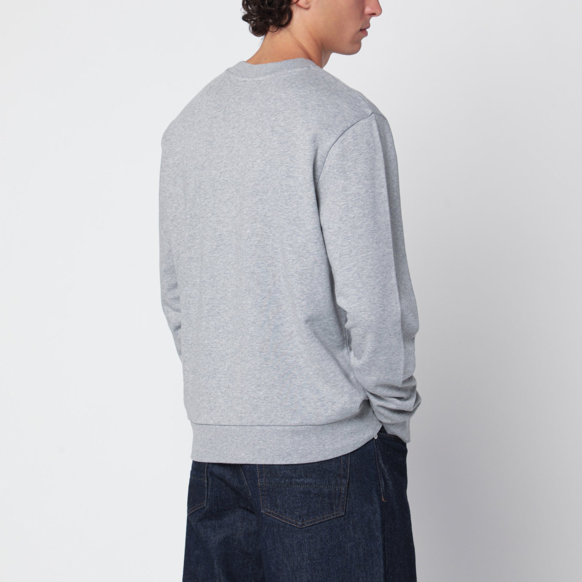 Sweat-shirt en coton gris Standard Grand VPC